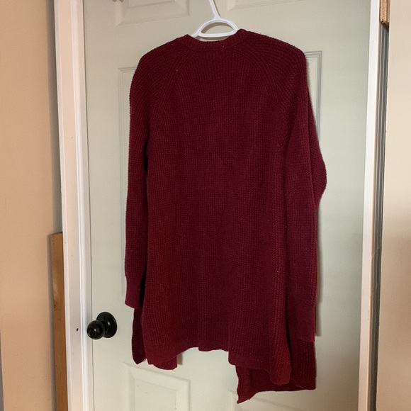 LL BEAN maroon cardigan - M - Picture 5 of 5